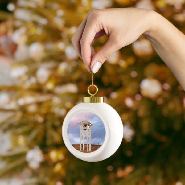 Christmas Ball Ornament featuring JOHN 8:12, Exclusive Photo by Fevold Photography - Image 4