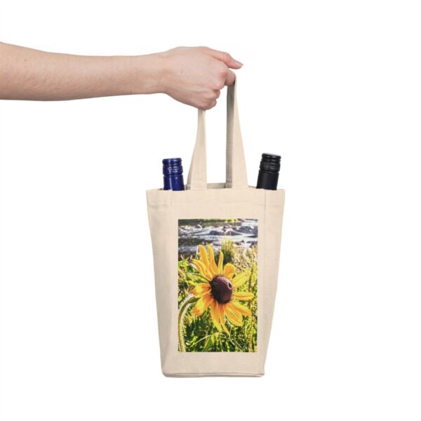 Double Wine Tote Bag featuring EMBRACE THE DAY | Exclusive Photo by Fevold Photography