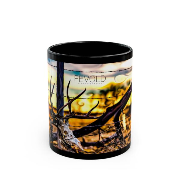 Black Mug (11oz, 15oz) Featuring RECLAMATION | Exclusive Photography by Fevold Photography - Image 2