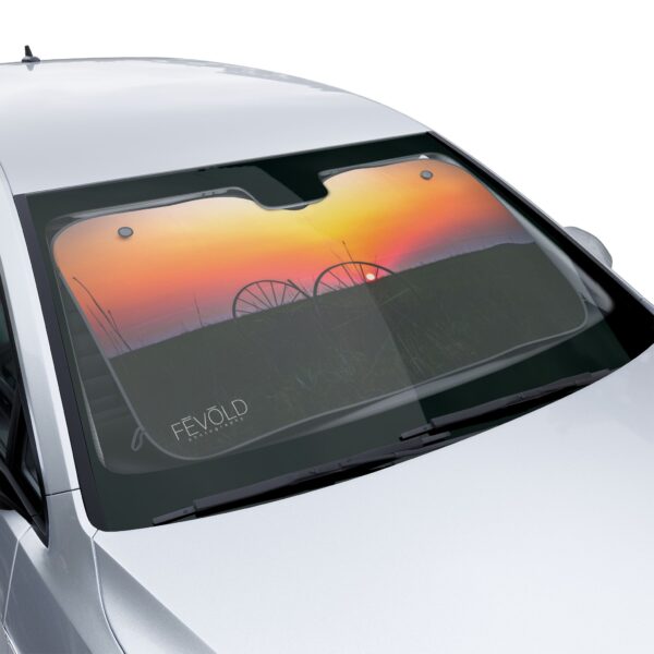 Car Sun Visor Featuring DUSK IN NEBRASKA | Exclusive Photography by Fevold Photography