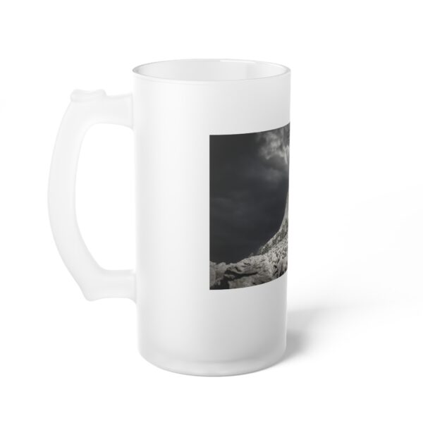 Frosted Glass Beer Mug Featuring DEVIL'S TOWER | Exclusive Photography by Fevold Photography - Image 3