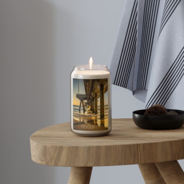 Scented Candle, 13.75oz Featuring GOLDEN HOUR AT VENICE BEACH | Exclusive Photography by Fevold Photography - Image 9