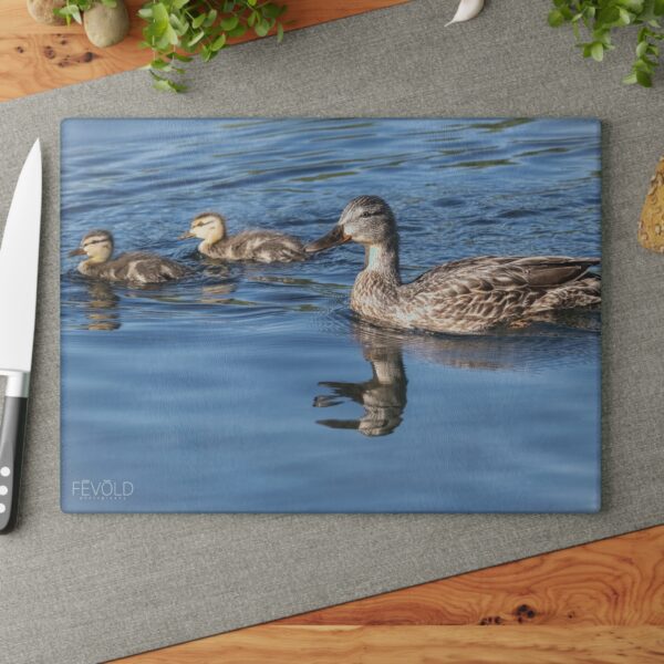 Textured, Tempered Glass Cutting Board Featuring MOTHERHOOD | Exclusive Photography by Fevold Photography