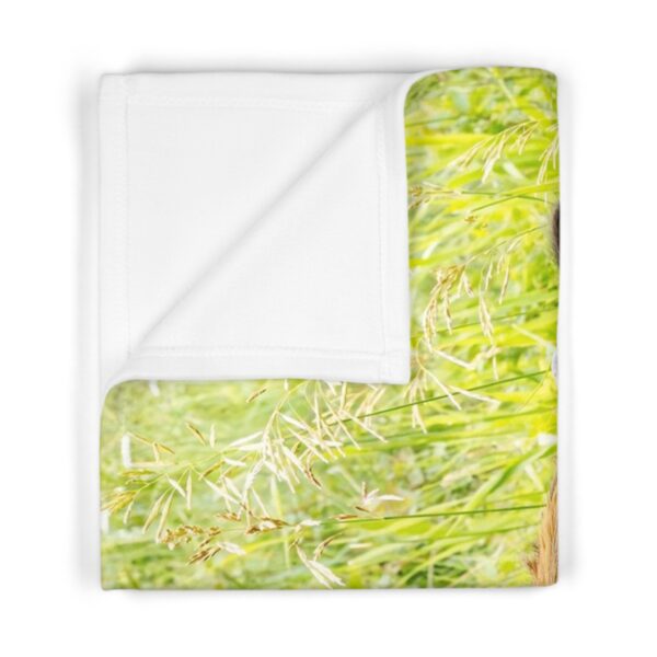 Fleece Baby Blanket featuring NEW LIFE | Exclusive Photography by Fevold Photography - Image 2