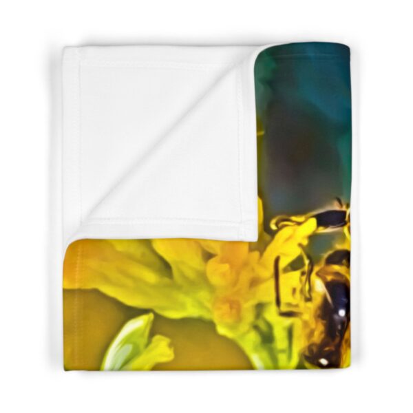 Fleece Baby Blanket featuring POLLEN SMUGGLER | Exclusive Photography by Fevold Photography - Image 2