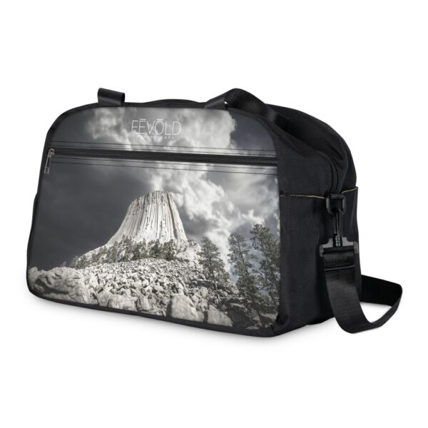 Fitness Handbag (with Shoulder Strap) Featuring DEVIL'S TOWER | Exclusive Photography by Fevold Photography - Image 3