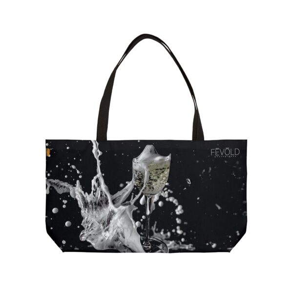 The Weekender Tote Bag.  Featuring CHAMPAGNE SHATTERS | Exclusive Photography by Fevold Photography - Image 2