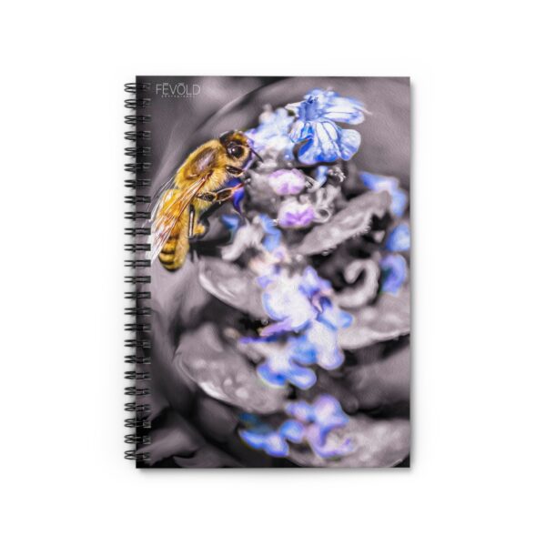 Spiral Notebook - Ruled Line Featuring BUBBLE BEE Exclusive Photography by Fevold Photography