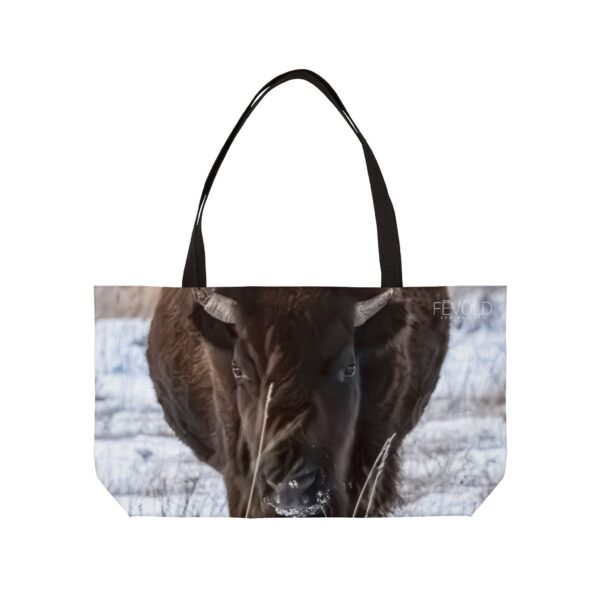 The Weekender Tote Bag.  Featuring NORTH DAKOTA ICON | Exclusive Photography by Fevold Photography - Image 3