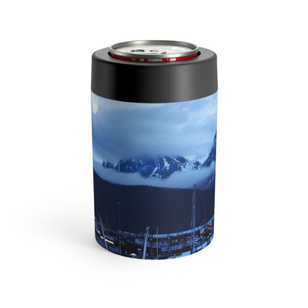 Can/Bottle Holder, Featuring MOONLIGHT OVER SEWARD | Exclusive Photography by Fevold Photography - Image 3