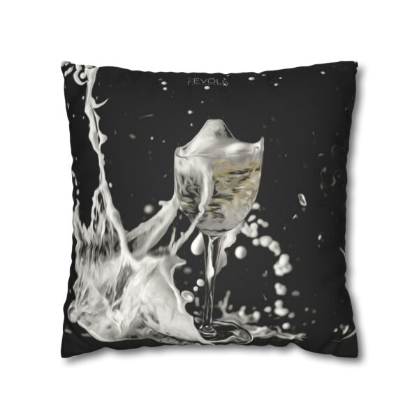 Uniquely Designed Faux Suede Square Pillowcase Featuring PARTY FOUL | Exclusive Photography by Fevold Photography - Image 9