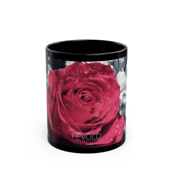 Black Mug (11oz, 15oz) Featuring SYMBOL OF LOVE | Exclusive Photography by Fevold Photography - Image 3