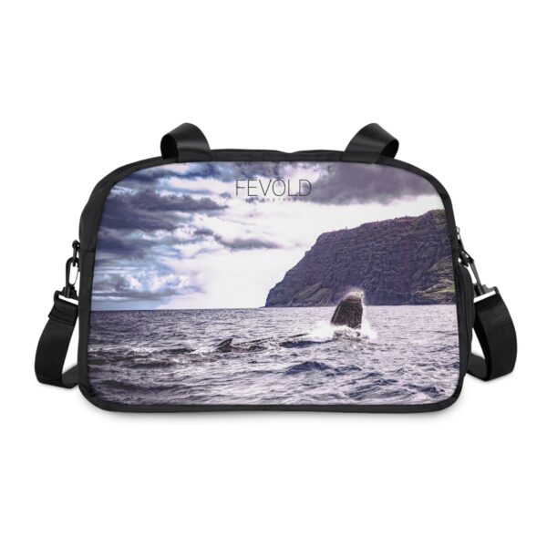 Fitness Handbag (with Shoulder Strap) Featuring A HUMPBACK'S WARNING | Exclusive Photography by Fevold Photography