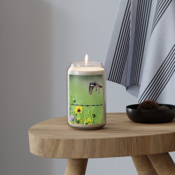 Scented Candle, 13.75oz Featuring EASTERN KINGBIRD | Exclusive Photography by Fevold Photography - Image 9