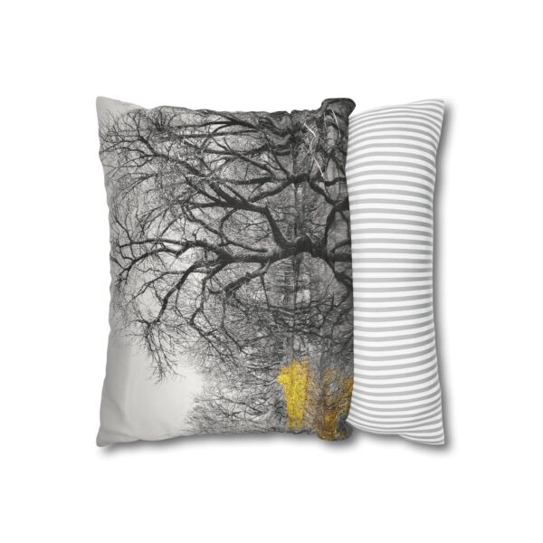 Uniquely Designed Faux Suede Square Pillowcase Featuring STAY STRONG | Exclusive Photography by Fevold Photography - Image 8