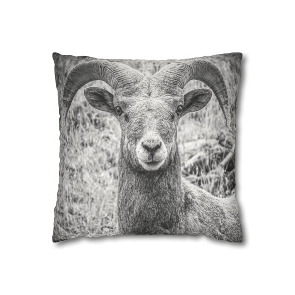 Uniquely Designed Faux Suede Square Pillowcase Featuring RUGGED BEAUTY | Exclusive Photography by Fevold Photography