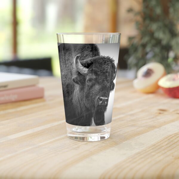 Pint Glass (16oz), Featuring BOSS OF THE BADLANDS | Exclusive photography by Fevold Photography - Image 2