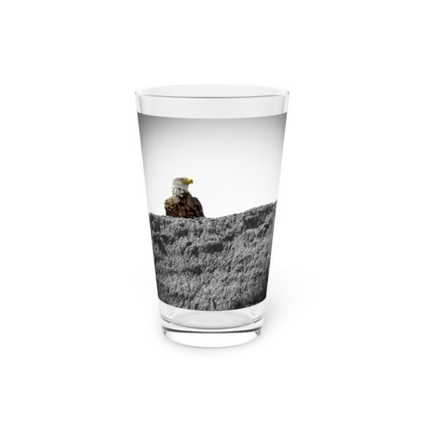 Pint Glass (16oz), Featuring RESTING ON THE CLIFFS | Exclusive photography by Fevold Photography