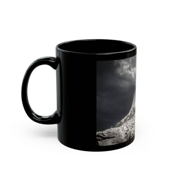 Black Mug (11oz, 15oz) Featuring DEVIL'S TOWER | Exclusive Photography by Fevold Photography - Image 5