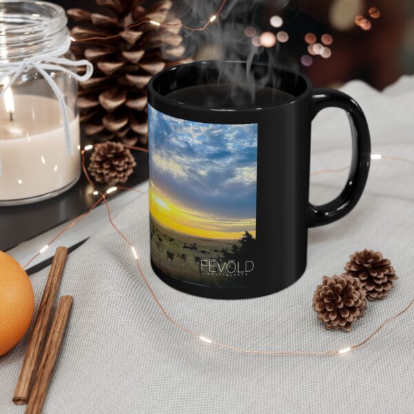 Black Mug (11oz, 15oz) Featuring RANCH LIFE | Exclusive Photography by Fevold Photography - Image 6