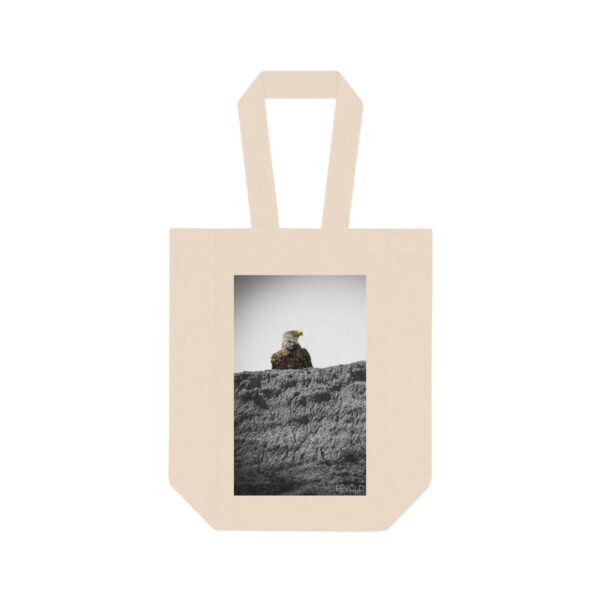 Double Wine Tote Bag featuring RESTING ON THE CLIFFS | Exclusive Photo by Fevold Photography - Image 2