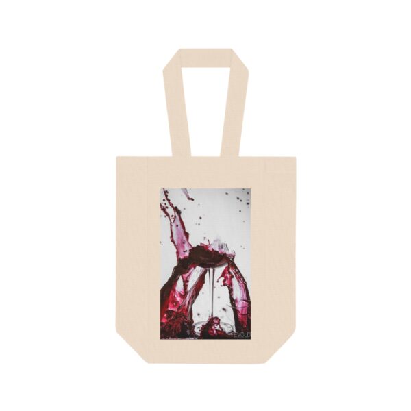 Double Wine Tote Bag featuring WINE SHATTERS| Exclusive Photo by Fevold Photography