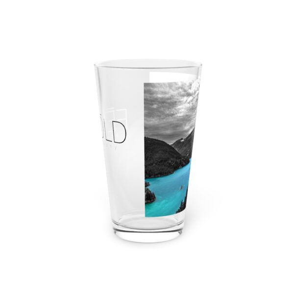 Pint Glass (16oz), Featuring DIABLO LAKE | Exclusive photography by Fevold Photography - Image 5