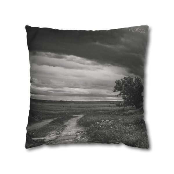 Uniquely Designed Faux Suede Square Pillowcase Featuring NORTH DAKOTA BACKROADS | Exclusive Photography by Fevold Photography - Image 13