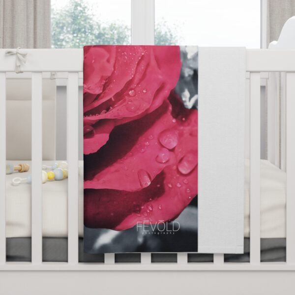 Fleece Baby Blanket featuring SYMBOL OF LOVE | Exclusive Photography by Fevold Photography - Image 4