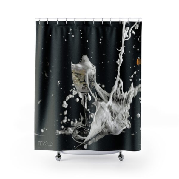 Shower Curtain featuring PARTY FOUL, Exclusive Photo by Fevold Photography