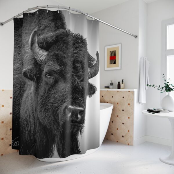 Shower Curtain featuring BOSS OF THE BADLANDS | Exclusive Photo by Fevold Photography - Image 4