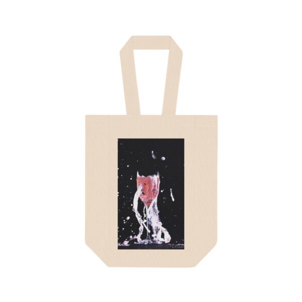 Double Wine Tote Bag featuring BLOWING BUBBLES | Exclusive Photo by Fevold Photography - Image 2