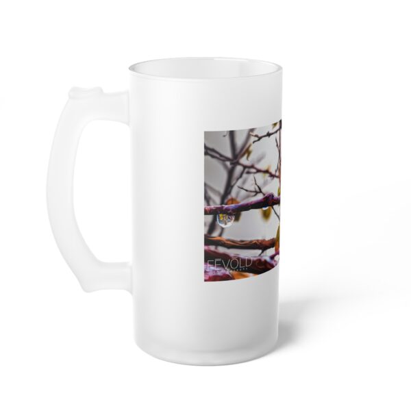 Frosted Glass Beer Mug Featuring LEAF GLOBE | Exclusive Photography by Fevold Photography - Image 3