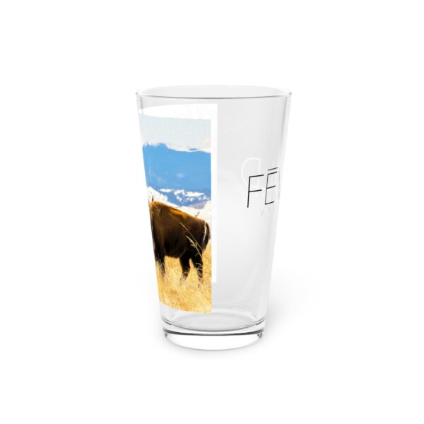 Pint Glass (16oz), Featuring DEEP THOUGHTS | Exclusive photography by Fevold Photography - Image 5