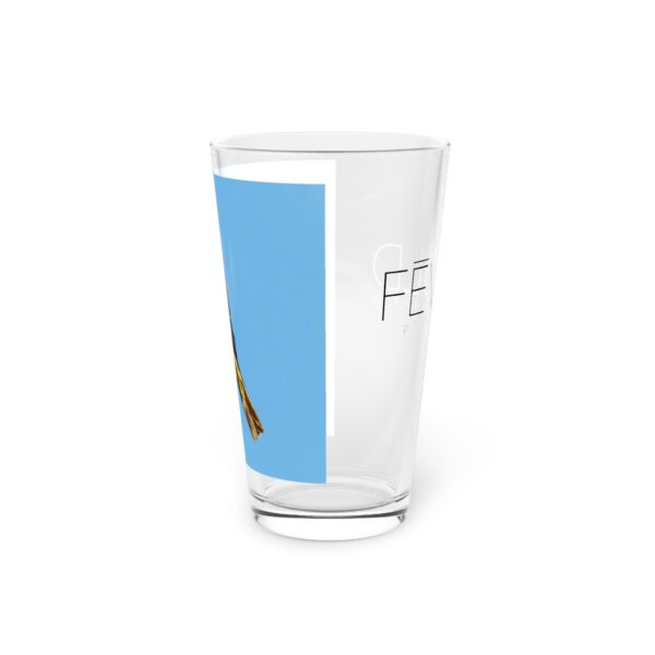 Pint Glass (16oz), Featuring WESTERN KINGBIRD | Exclusive photography by Fevold Photography - Image 5