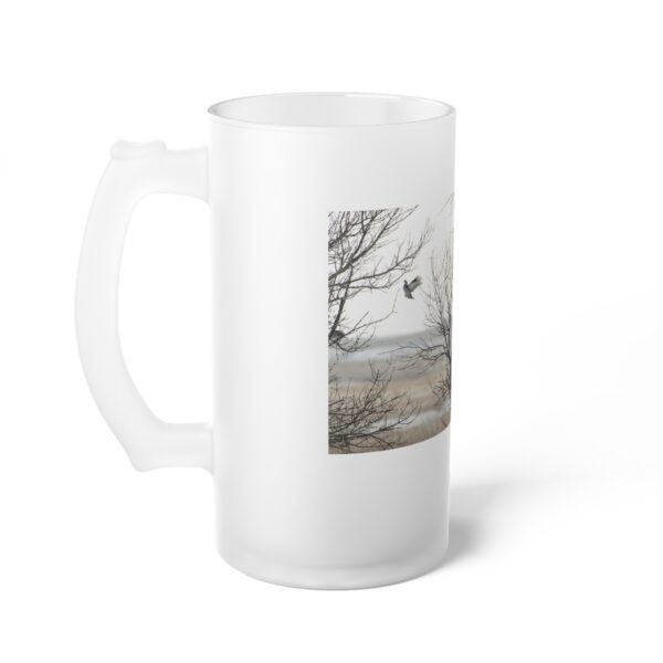 Frosted Glass Beer Mug Featuring SPYING EYES | Exclusive Photography by Fevold Photography - Image 3